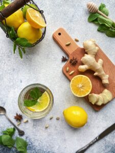 Ginger tea with Lemon and Thyme