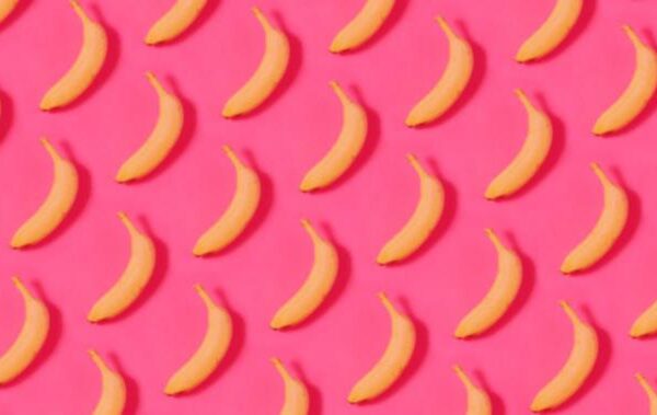 Picture of Bananas with pink background dream
